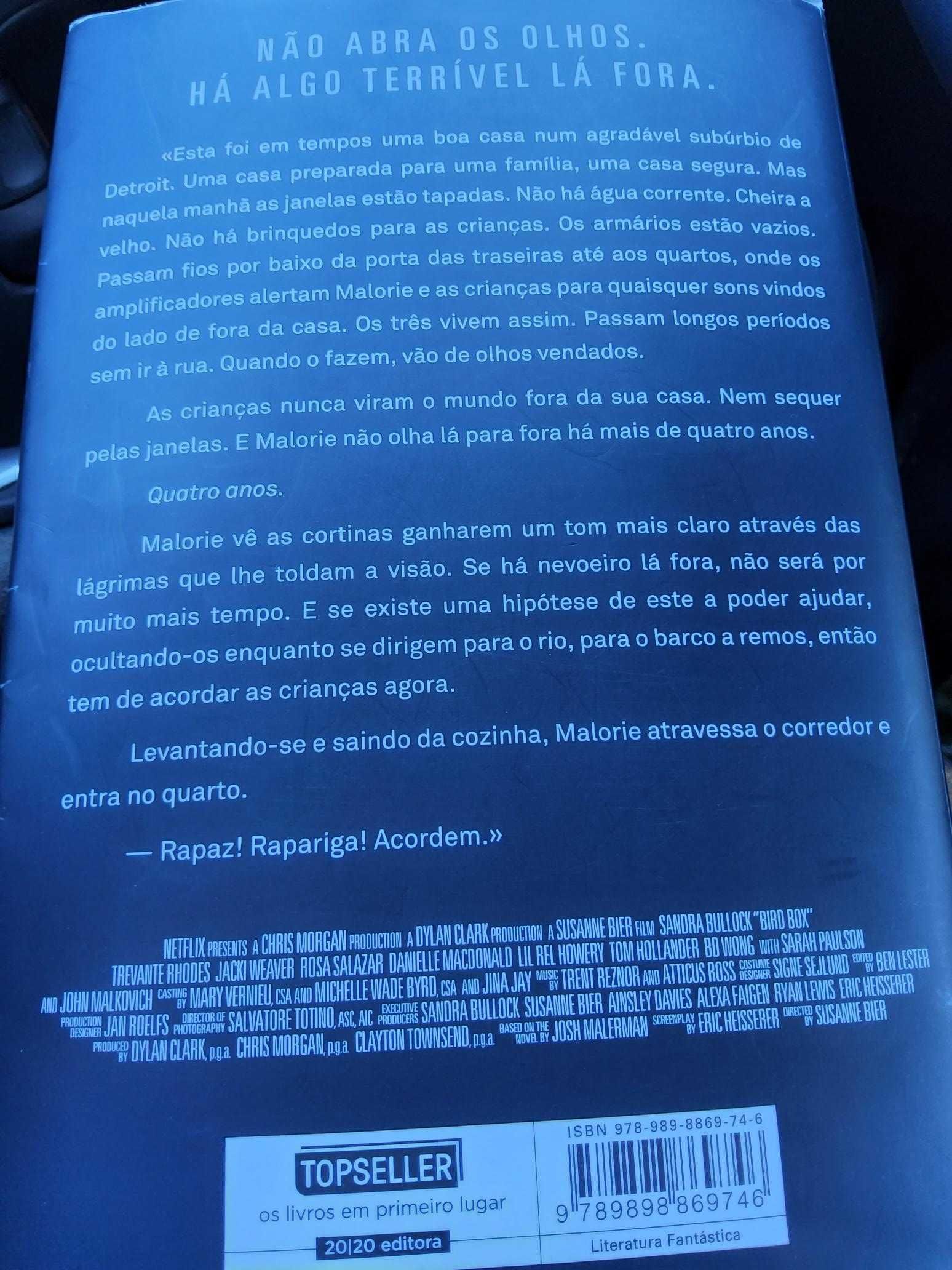 Livro Às Cegas Josh Malerman