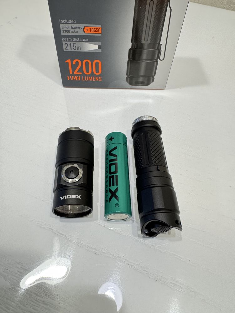 Портативный светодиодный фонарик Videx A105Z 1200 Lm