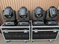 Głowy ruchome estradowe vizi beam 5rx 250 vat 4 szt plus case zestaw