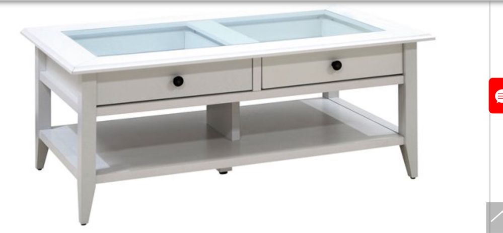 Mesa de centro retangular MELODY