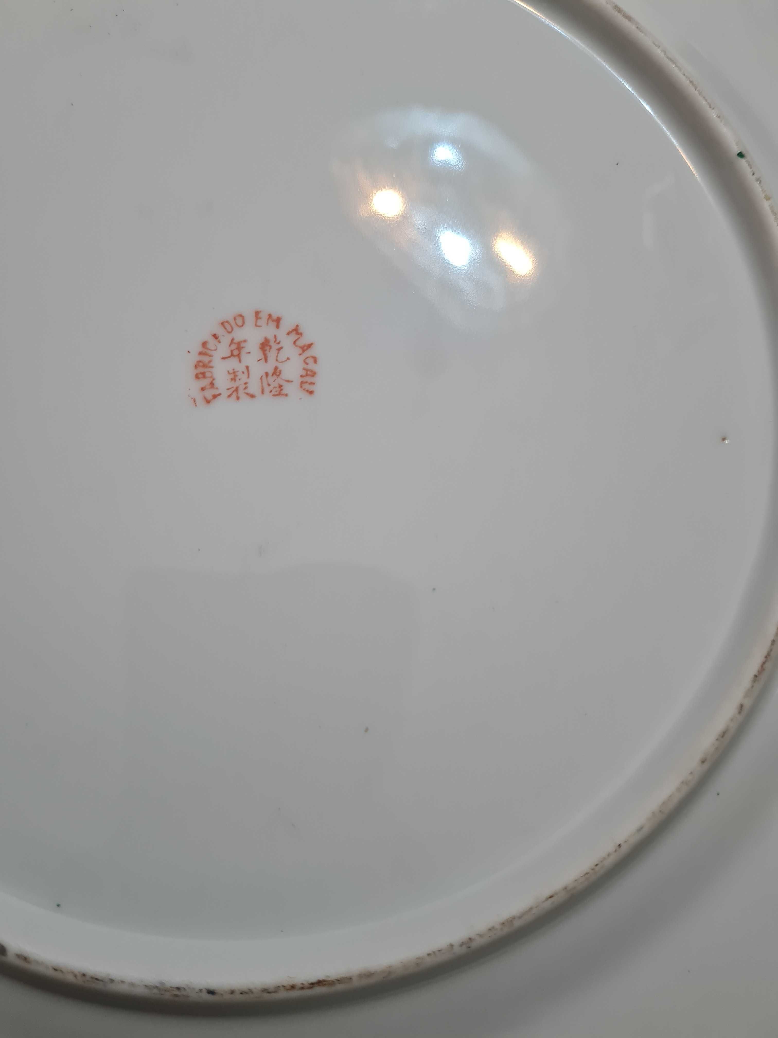 Conjunto de chá porcelana fina de Macau