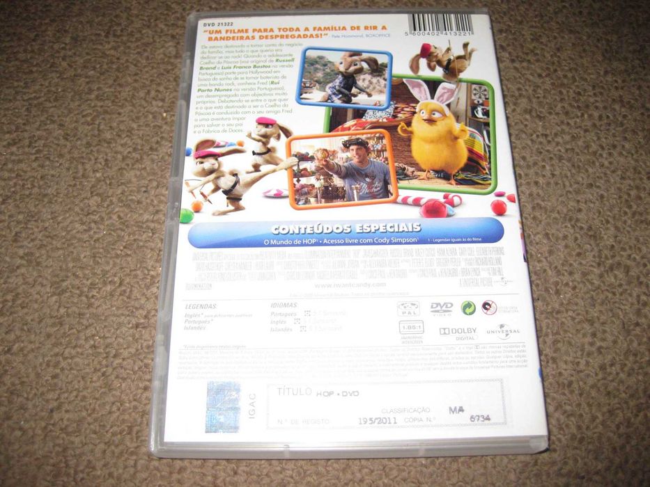 DVD "Hop" de Tim Hill