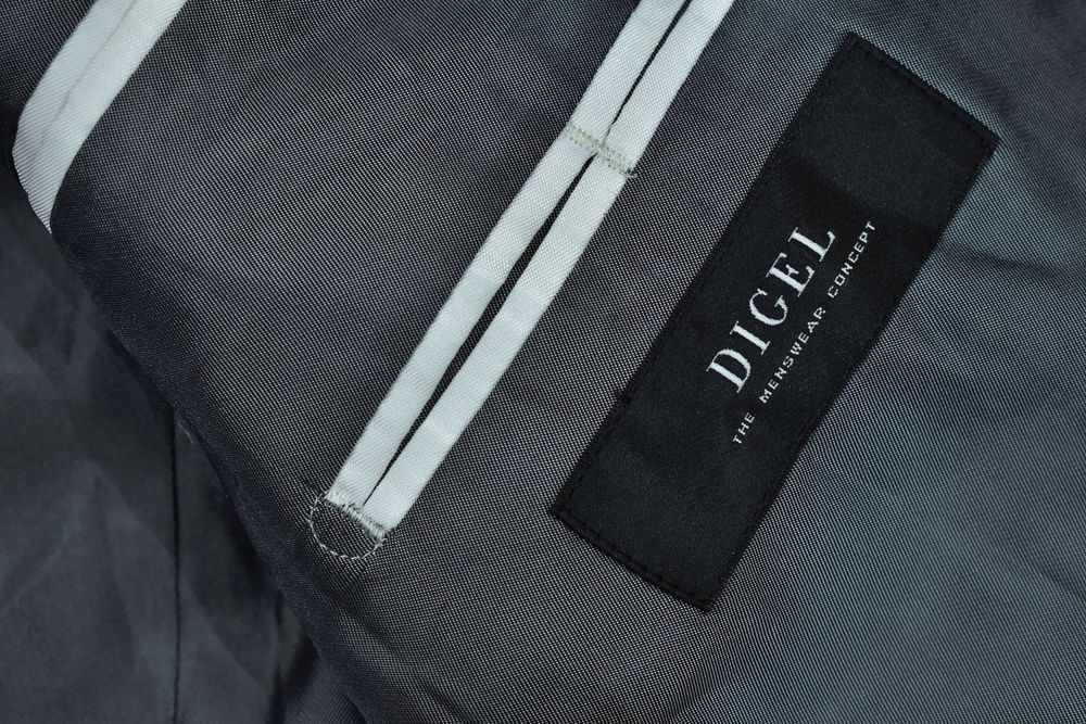 Digel Marynarka Męska W Kratkę1 Wool Polyester 25,5 / L