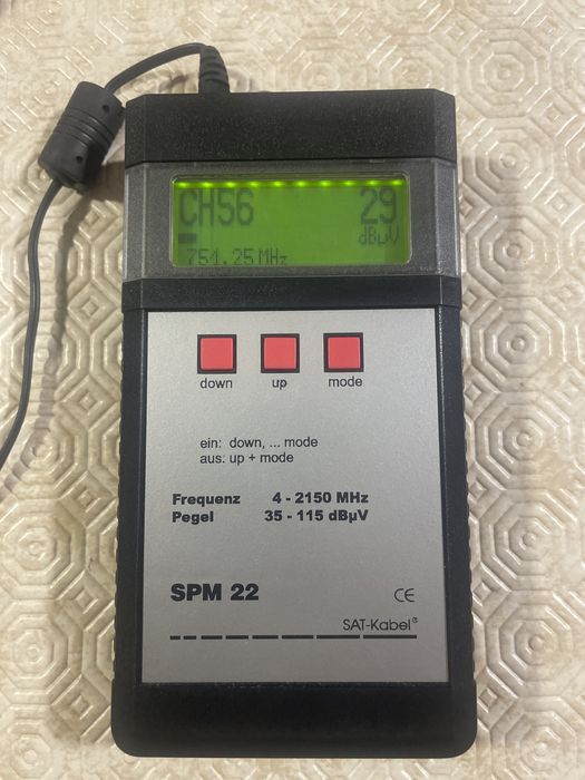 Medidor Óptico PON meter e medidor RF