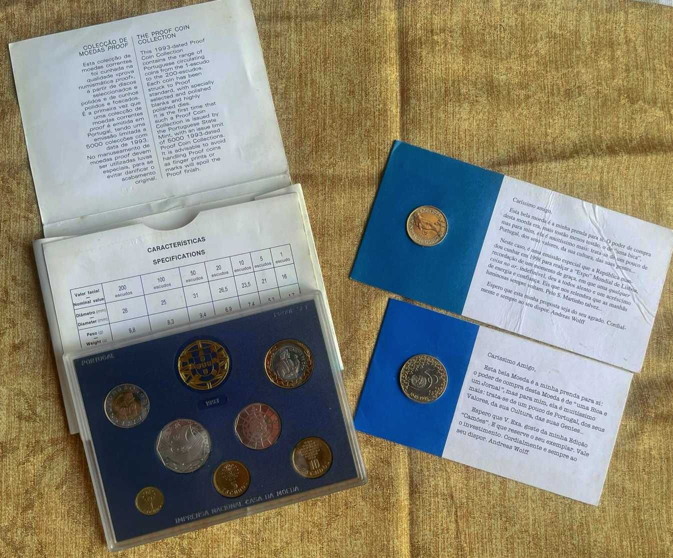 Ultimas moedas de escudo em circulação