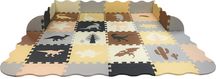 Mata kojec piankowa puzzle  w dinozaury