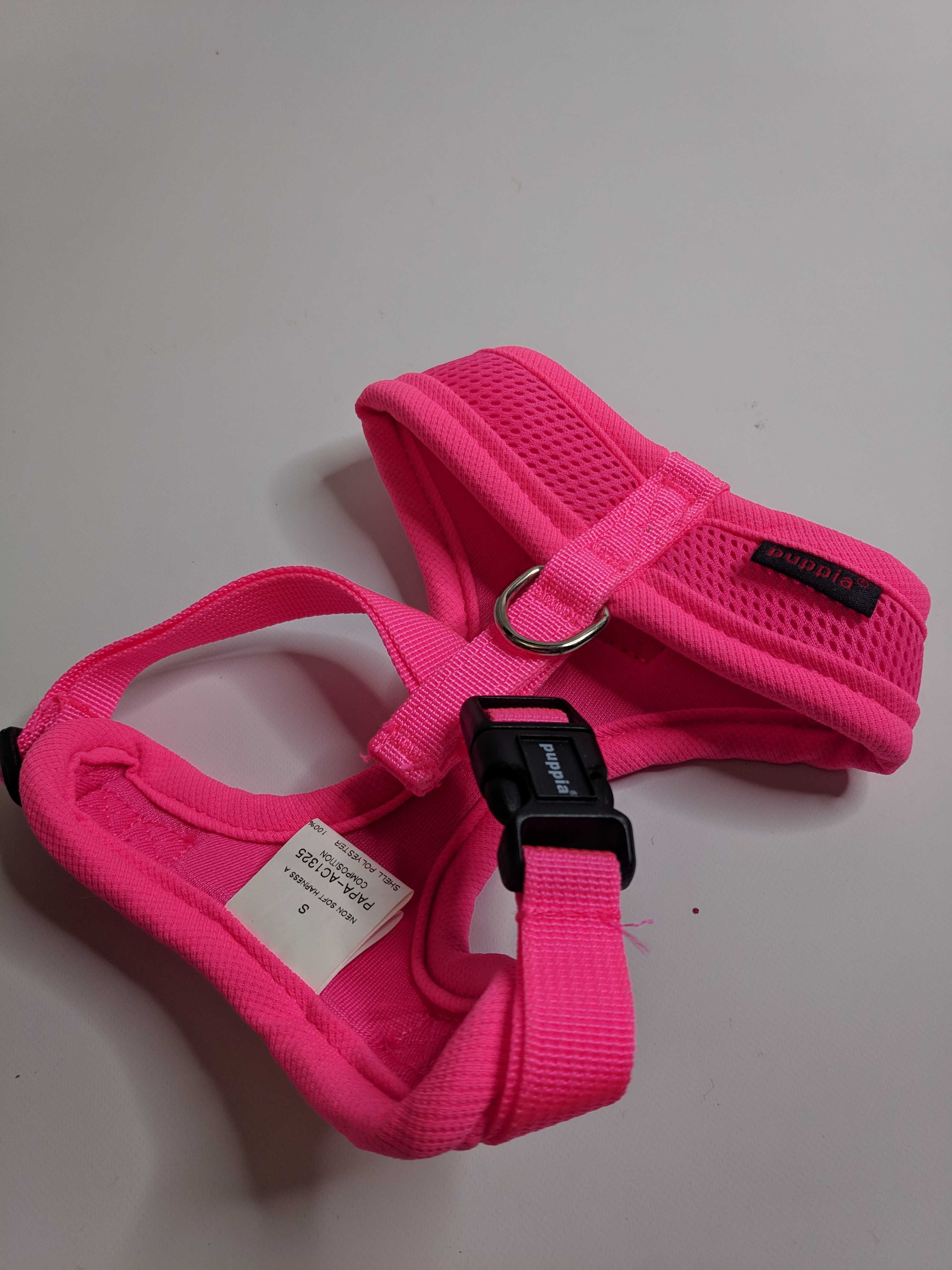 Шлейка жилет Puppia Authentic Neon Soft Harness C, Medium, Pink