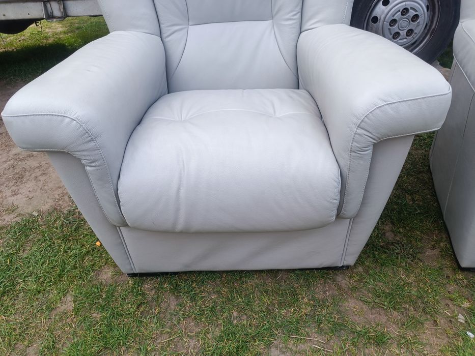 Fotele skórzane Włoska Skóra cena za jeden fotel