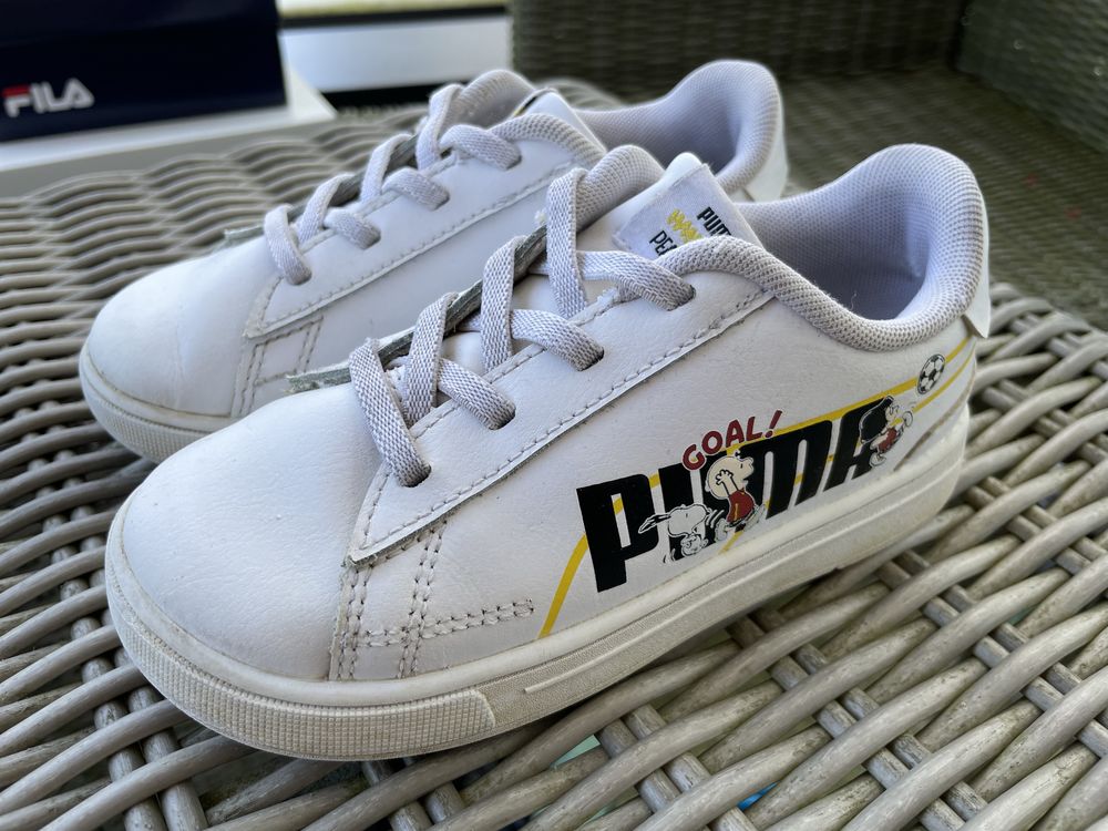 Adidasy białe puma peanuts