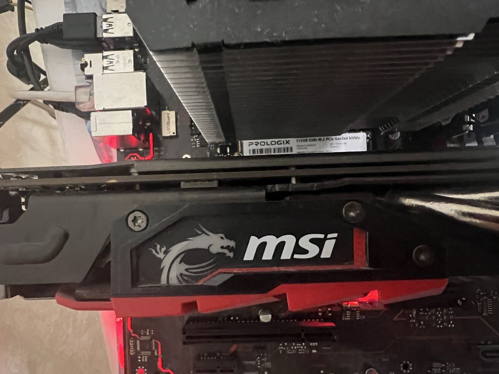 Відеокарта MSI radeon RX580 4GB
