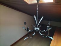 Candeeiro de teto em ferro manual