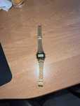 Casio vintage gold black
