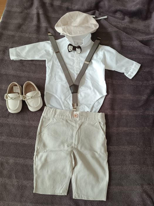 Ubranko na chrzest dla chłopca Balumi rozmiar 68