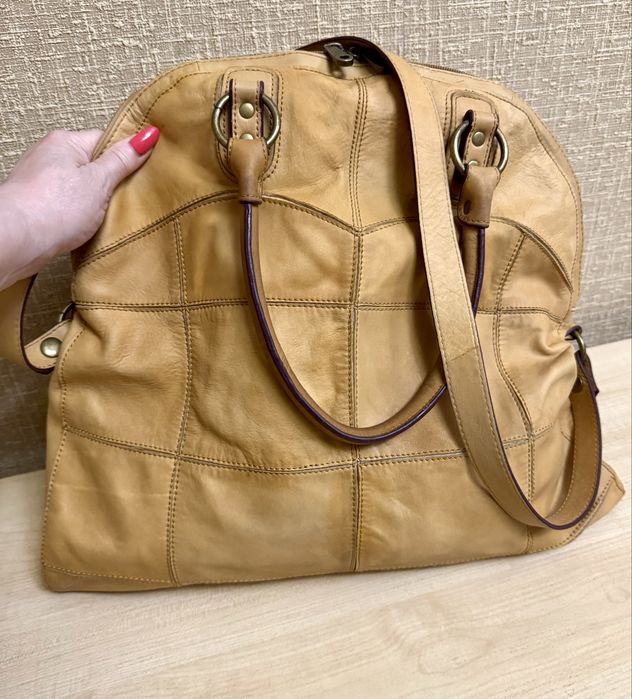 Сумка - шоппер, натуральная кожа