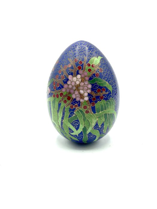 Ovo cloisonné oriental