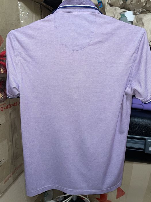 Поло COONLESS Slim Fit, розмір S, ліловий меланж