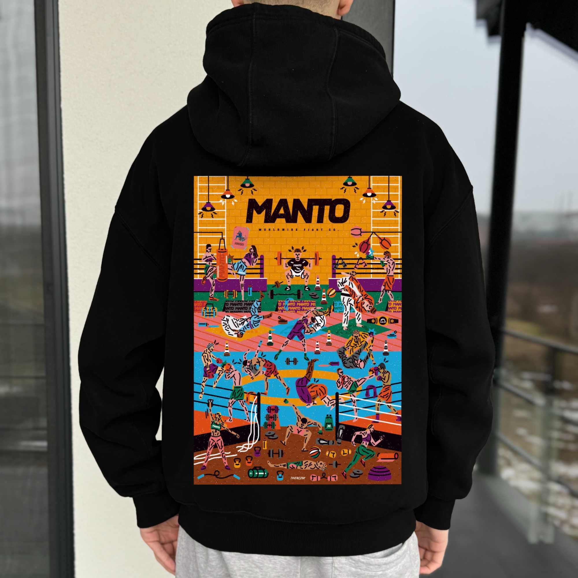 Худи MANTO Society ‣ Худі МАНТО • Зип кофта • Зипка S M L XL ‣ Биг