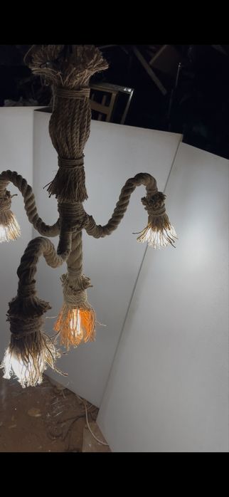 Люстра лофт канаты