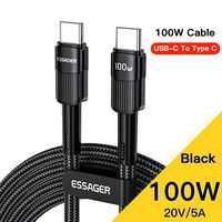Кабель Essager Star 100W USB Charging Cable Type C to Type C 1 м