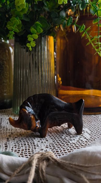 Скульптура статуэтка фигурка набор для вина майолика керамика посуда