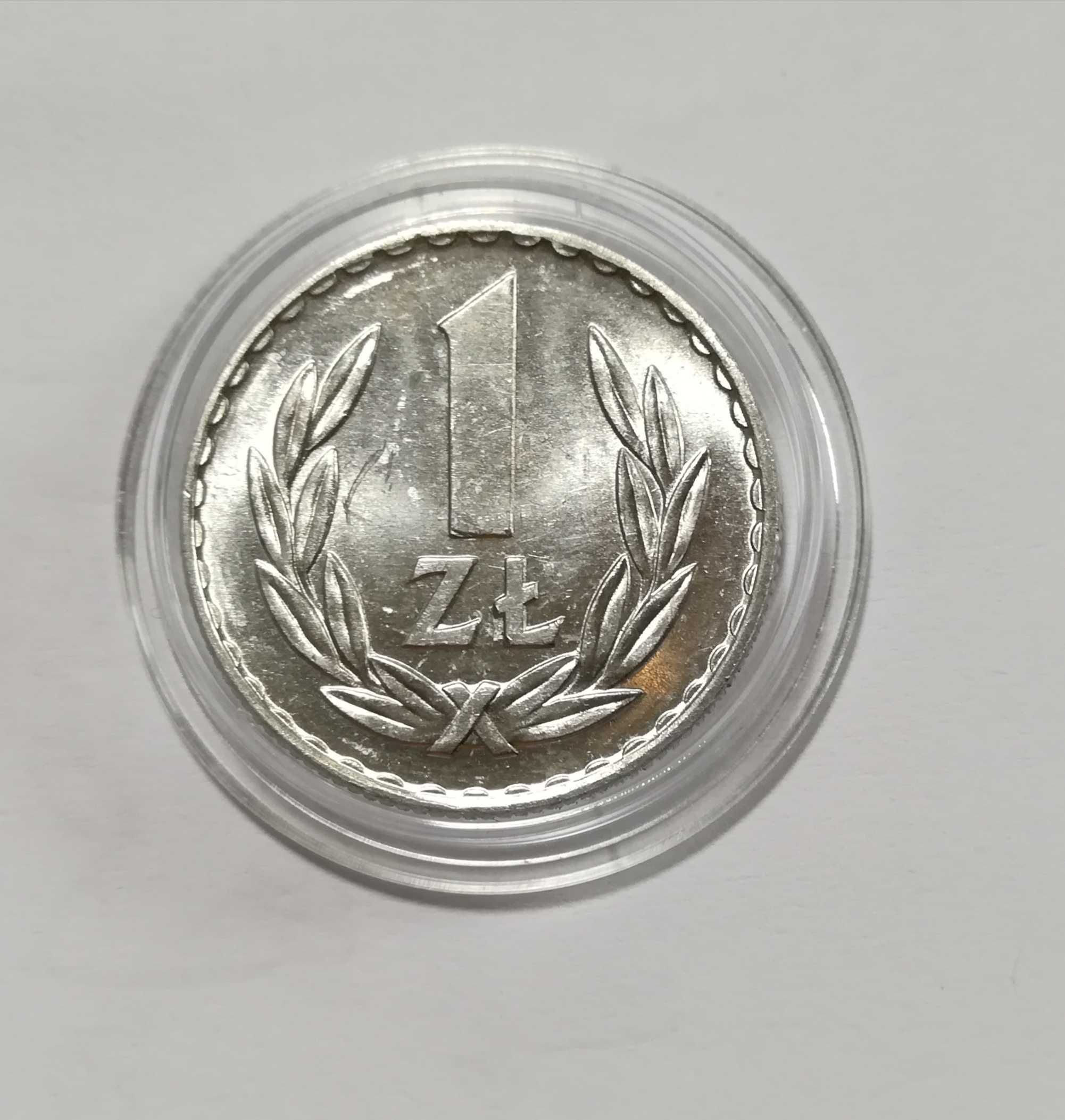 Moneta 1 zł z 1975 r, stan menniczy, ideał. Cudna.