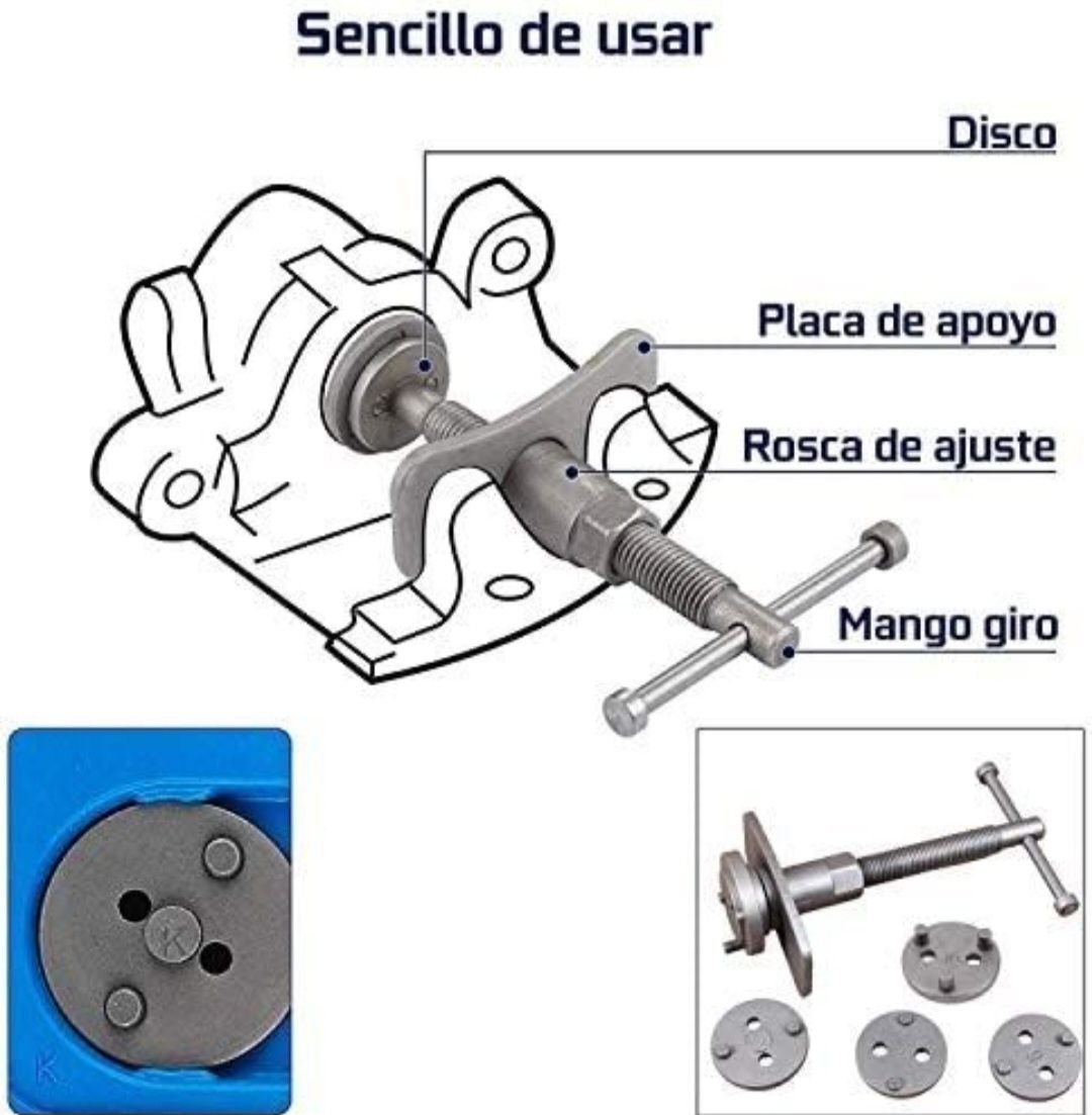 Conjunto Reposicionar de Travão + Kit Sangrador de Travão(Artigo Novo)