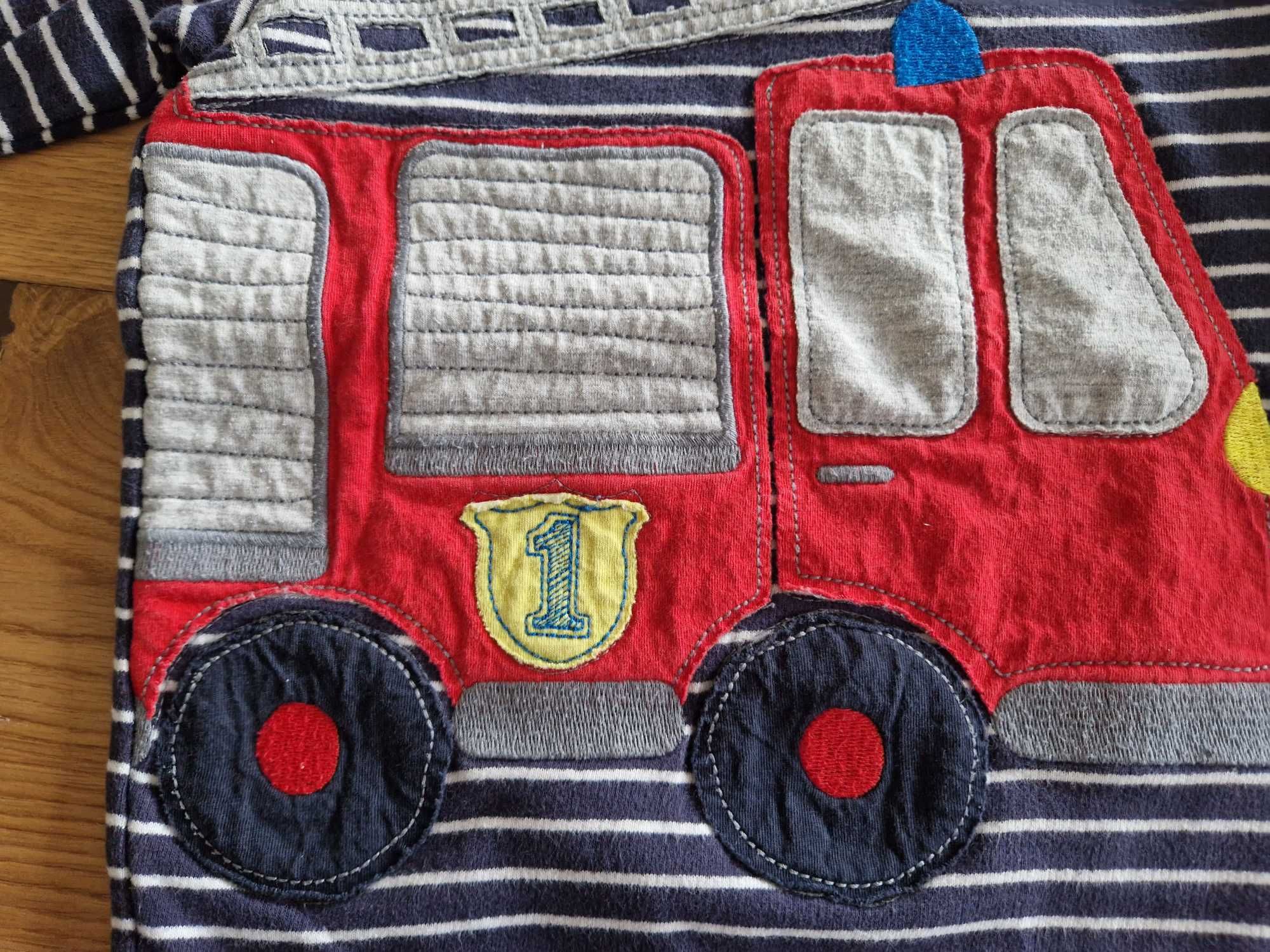 Bluza z wozem strażackim Blue zoo 4-5 lat