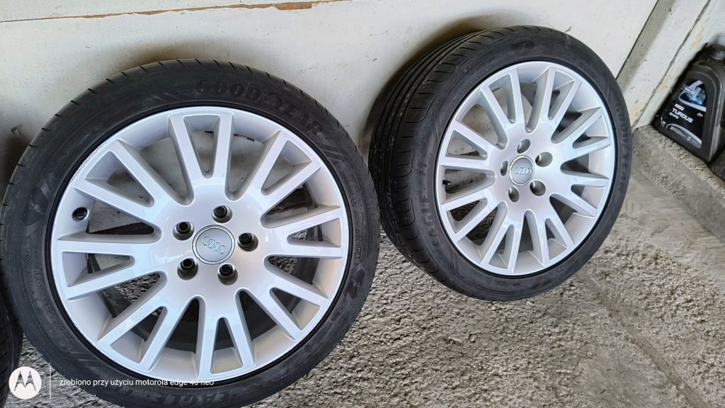 Felgi koła audi 17cali 5x112 z oponami (seat skoda VW)