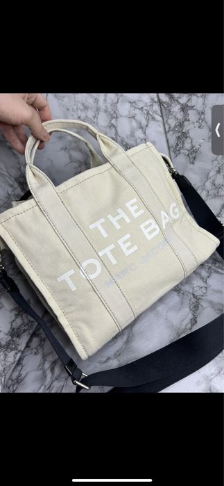 Сумка тканевая с ремнём через плече the Tote Bag Marc Jacobs оригинал