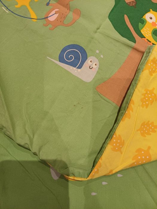 Ikea pościel dla dziecka Brummig zwierzęta leśne 150x200cm 50x60cm