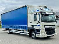 DAF CF 320 / FIRANKA / 24 EUROPALETY / SYPIALKA / AUTOMAT / KLIMA POSTOJOWA / 8 960 KG ŁADOWNOŚCI / 2017 ROK