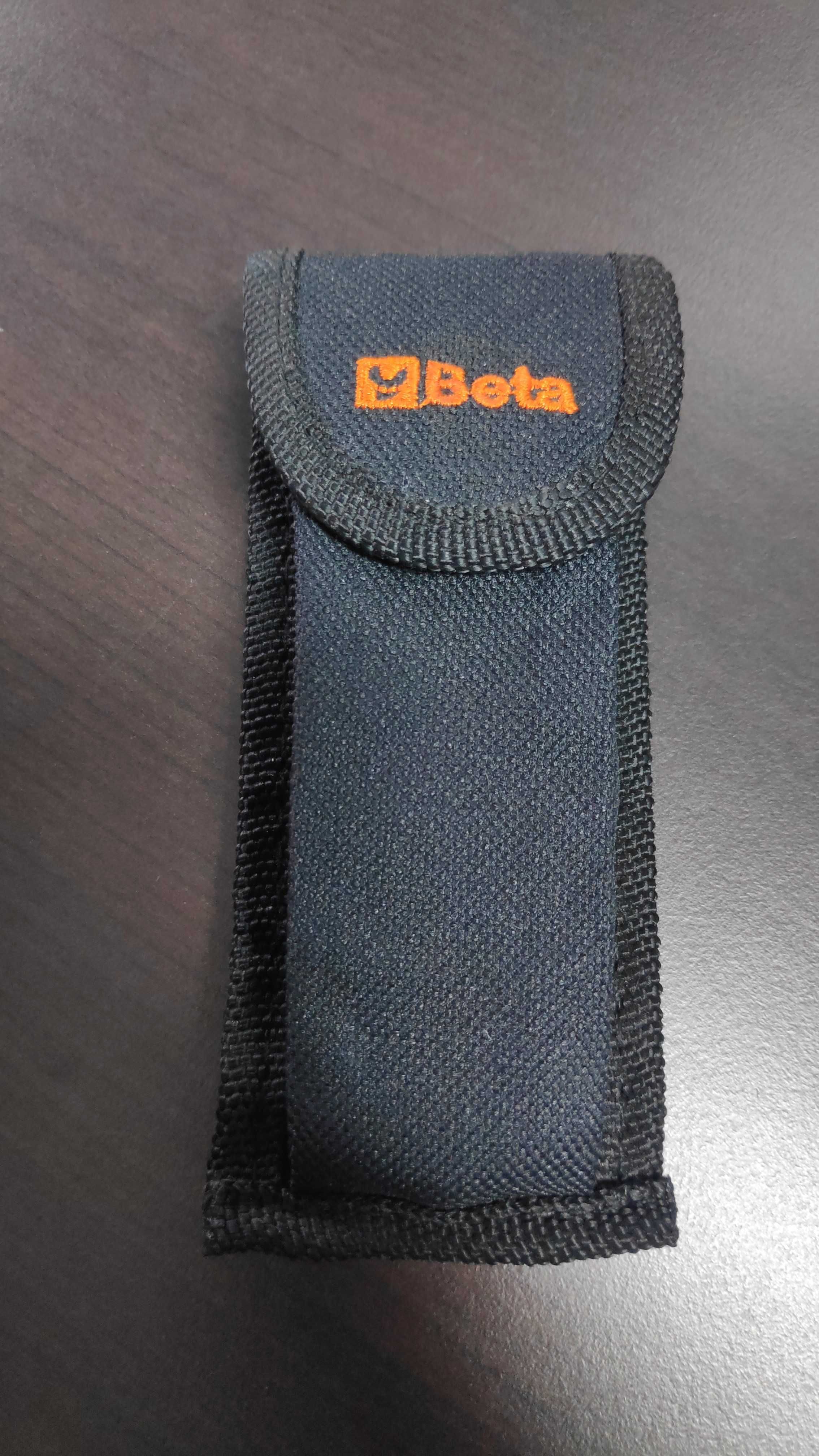 Składany nóż BETA, rękojeść aluminiowa w pokrowcu 1778V18