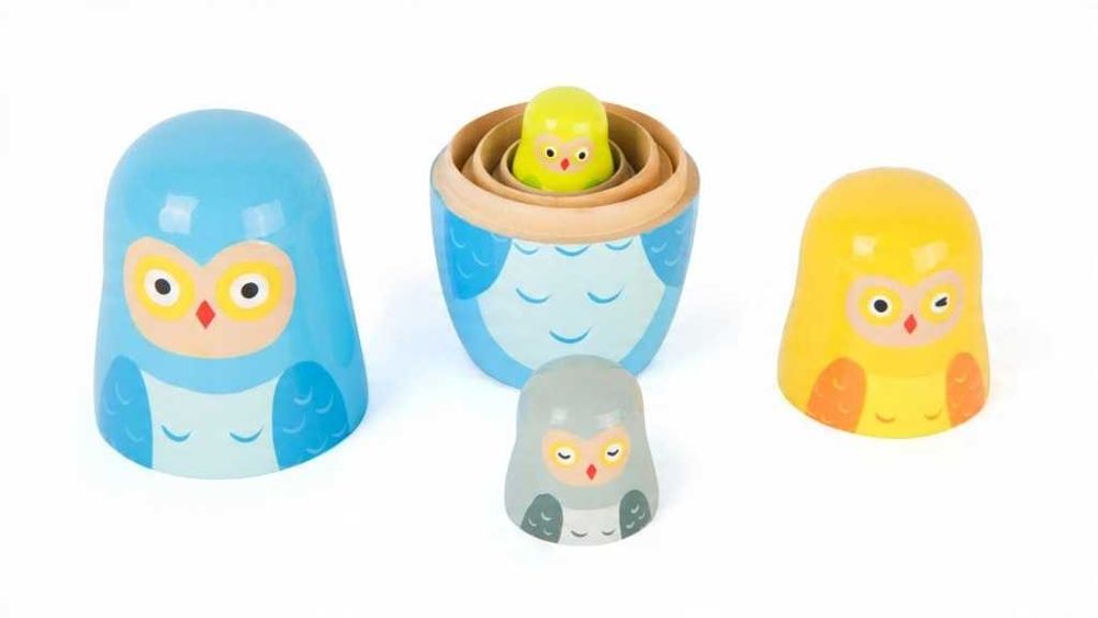 Matrioszki Small Foot Sówki 4 el.