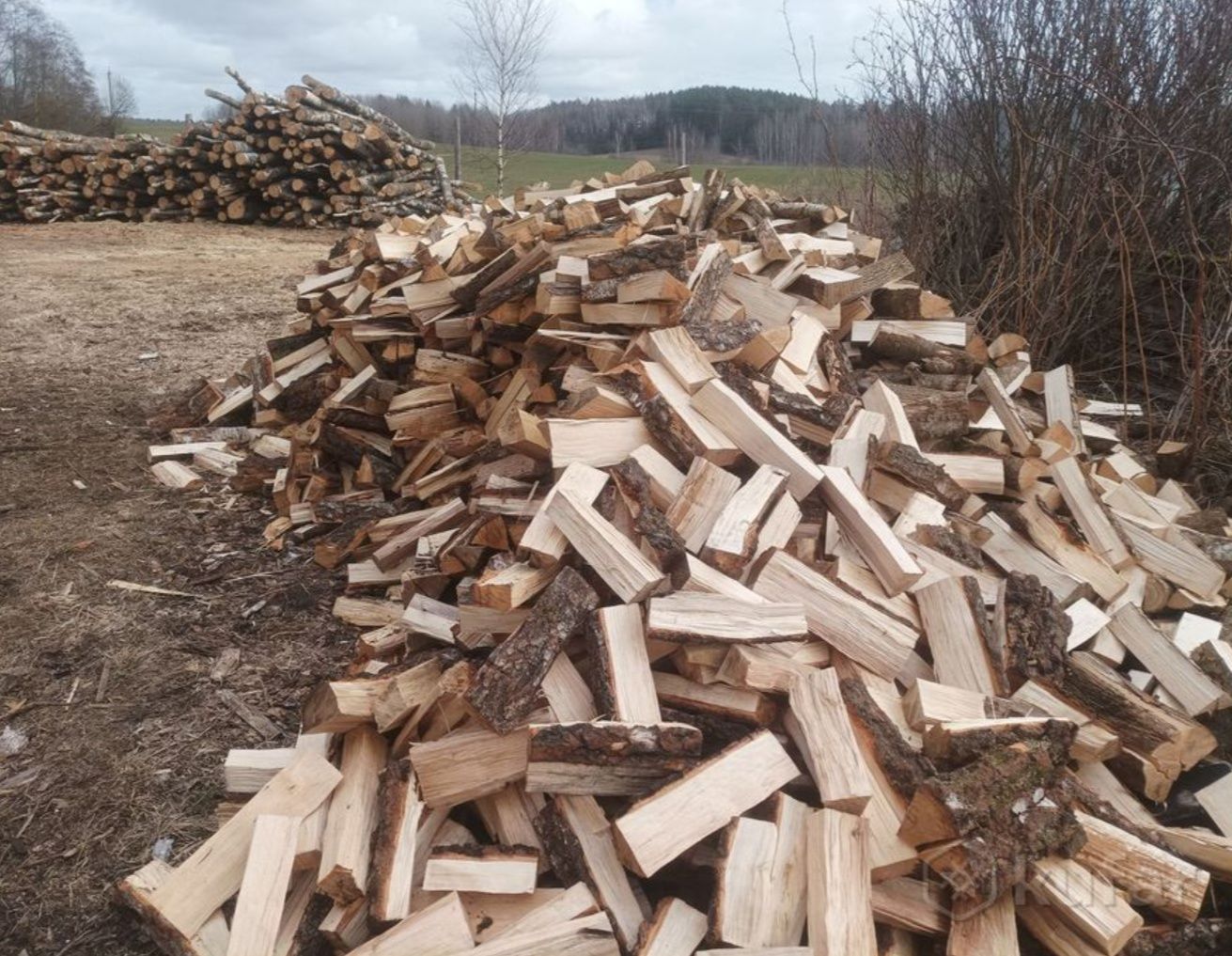 Дрова без накруток, дуб, береза, вільха. Якісно складені. 6-16 м3