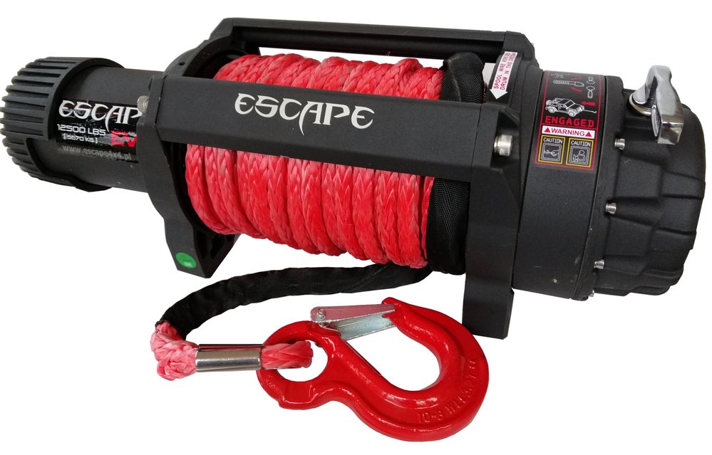 Лебёдка Escape evo 12500 ip68 стальной синтетический