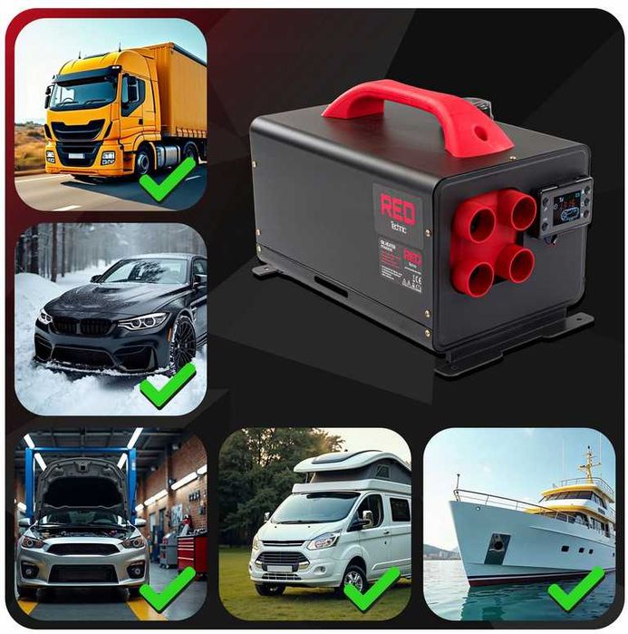 Дизельний автономний обігрівач RED Powermat PM-AG-8M3  PM1181 8kW