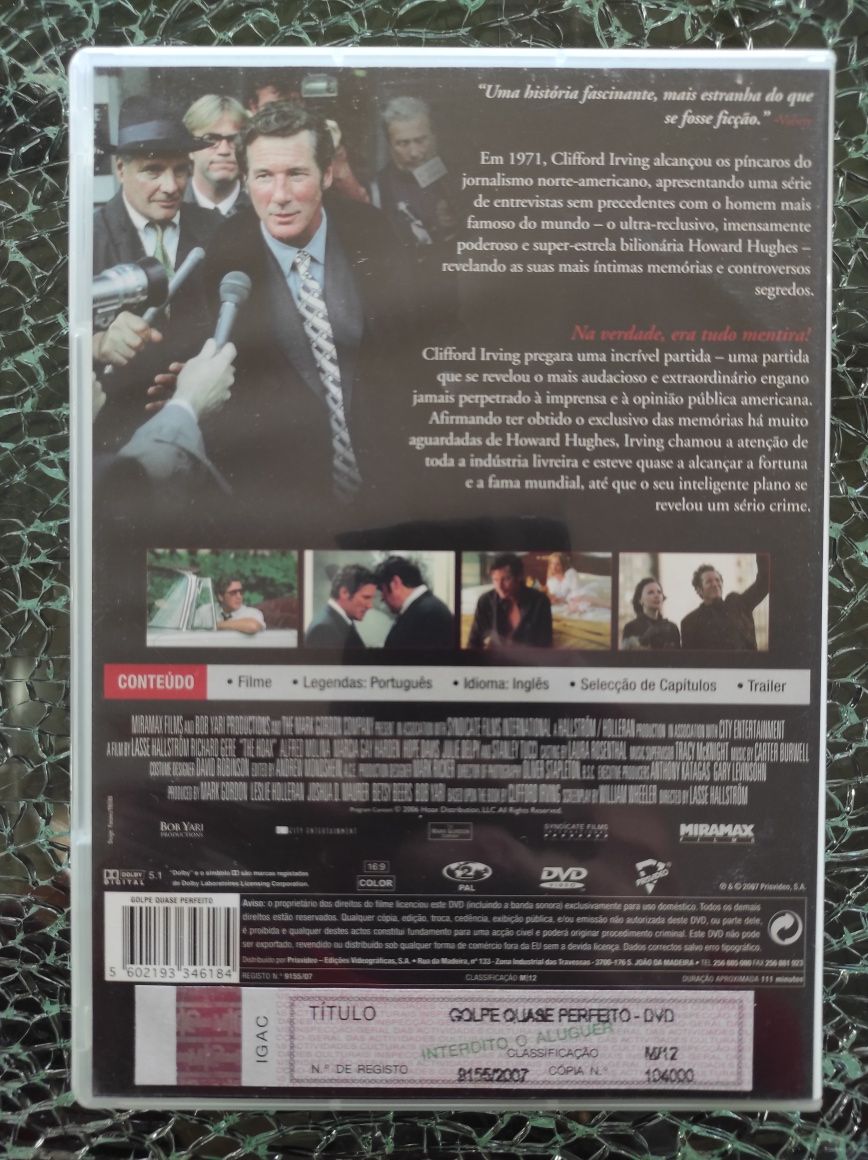 Dvd Golpe quase perfeito Richard Gere