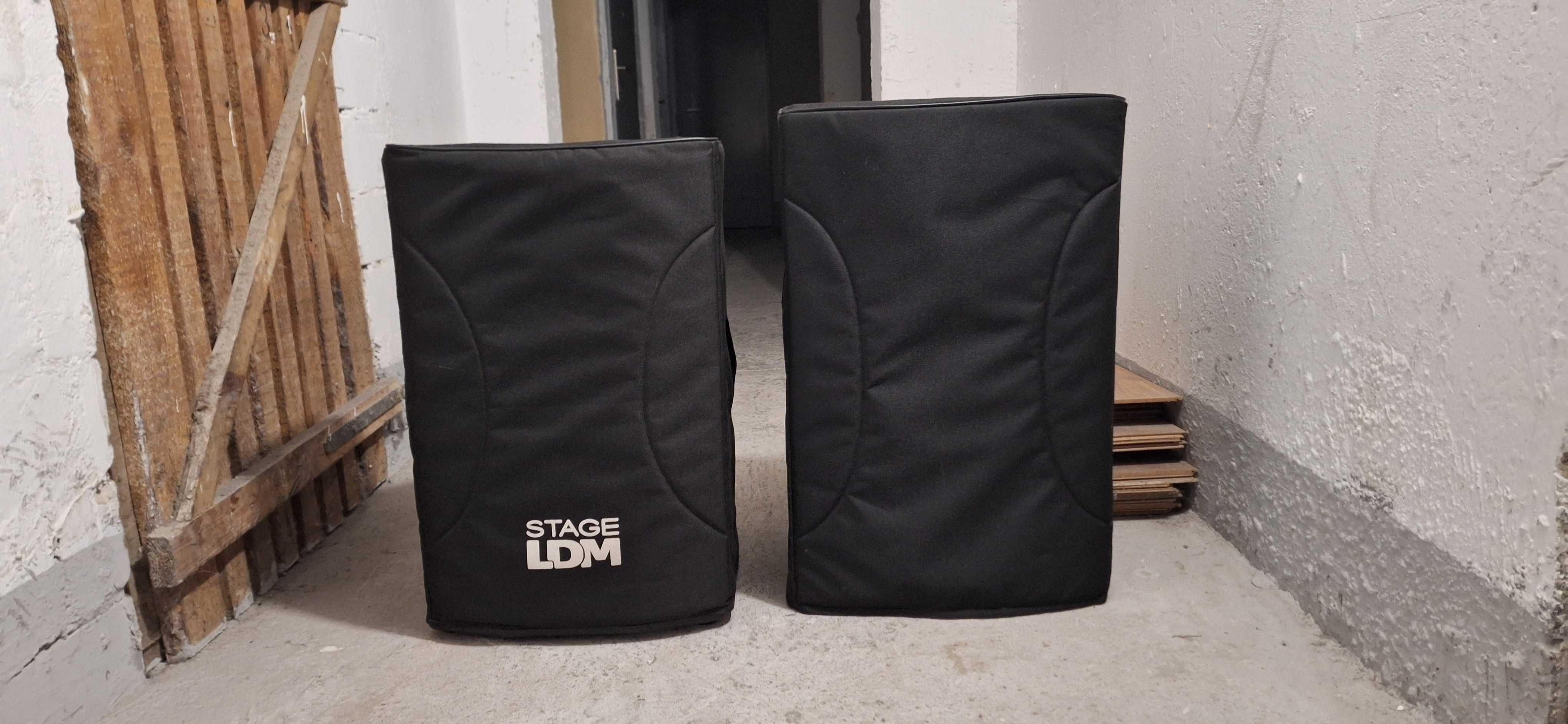 Kolumny LDM dwie sztuki plus wzmacniacz T.amp TA 1050 plus przewody