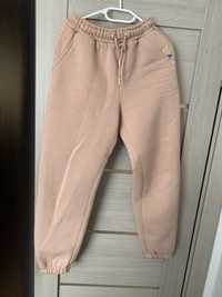 Бежеві флісові штани джогери Розмір М-Л