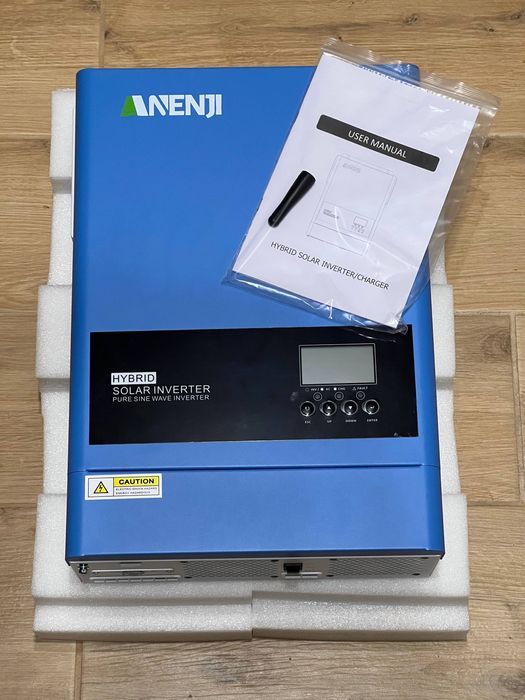 Гібридний інвертор Anenji 6.2 кВт із вбудованим Wi-Fi Нова модель!