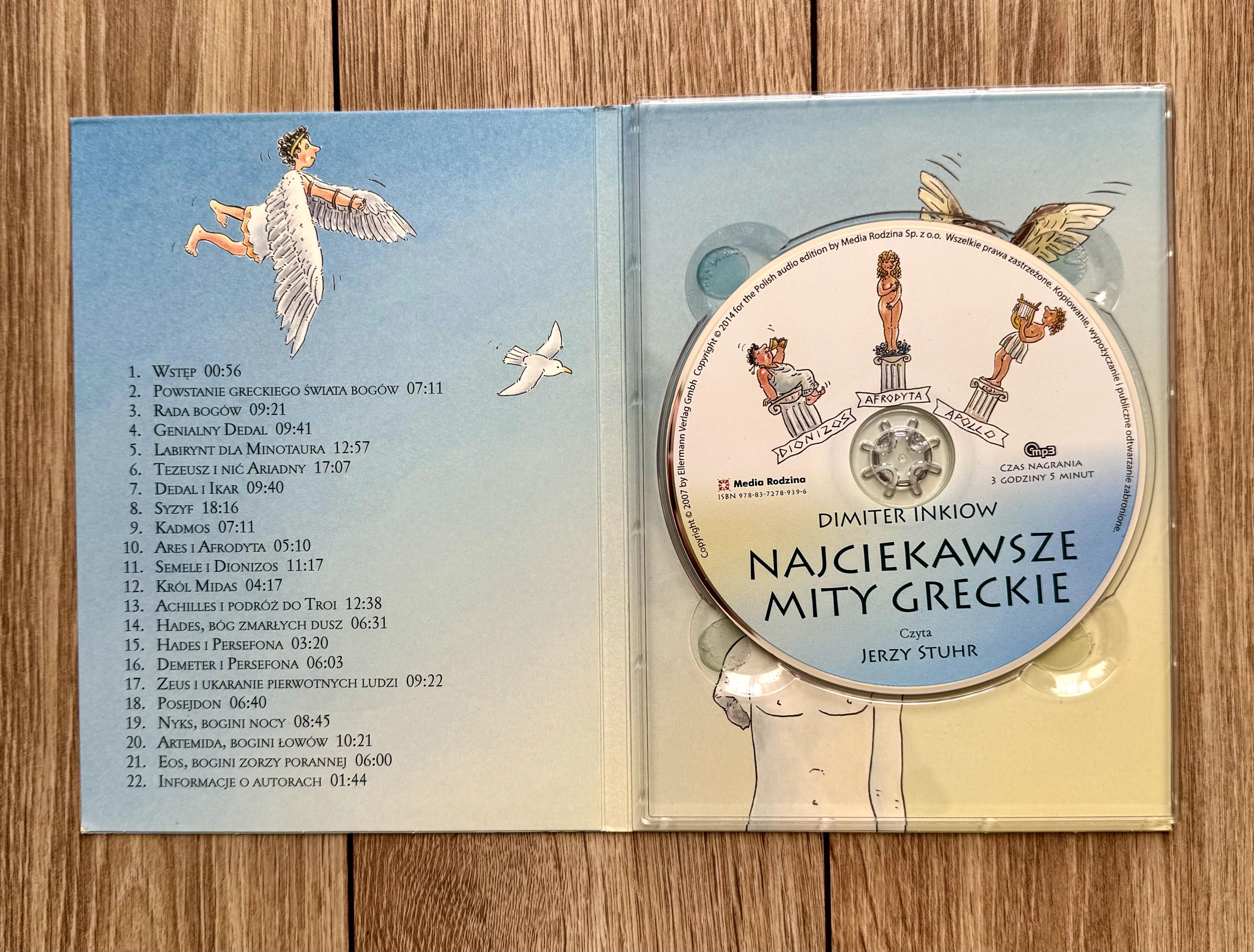 NOWE; Najciekawsze mity greckie. [Audiobook]