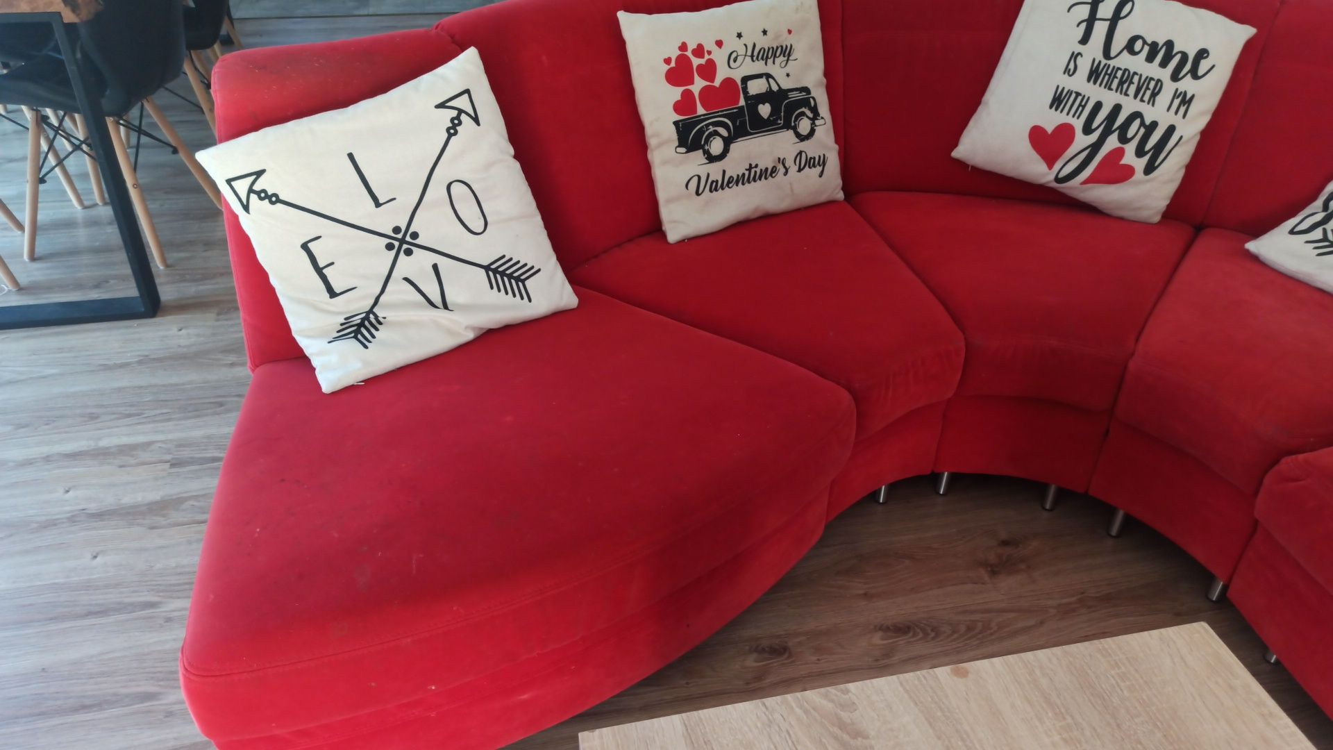 Czerwona sofa (modułowa)