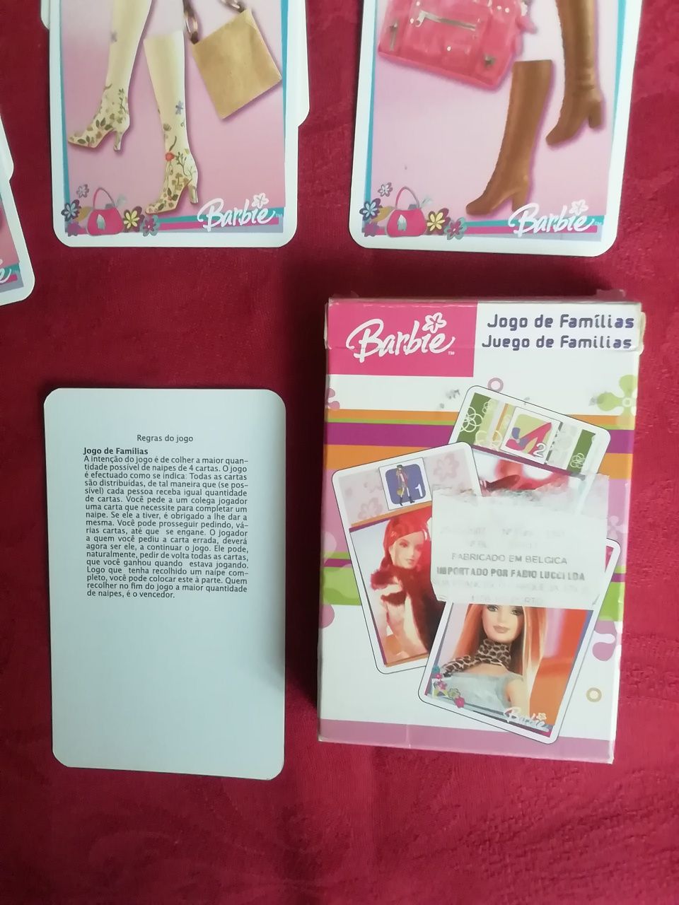 Baralho de cartas Barbie