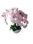 Storczyk Sztuczny Satynowy 4 pędy Duży Orchidea 60CM Cieniowany