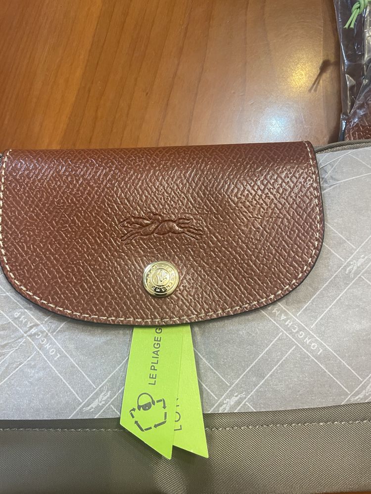 Mala longchamp cinza