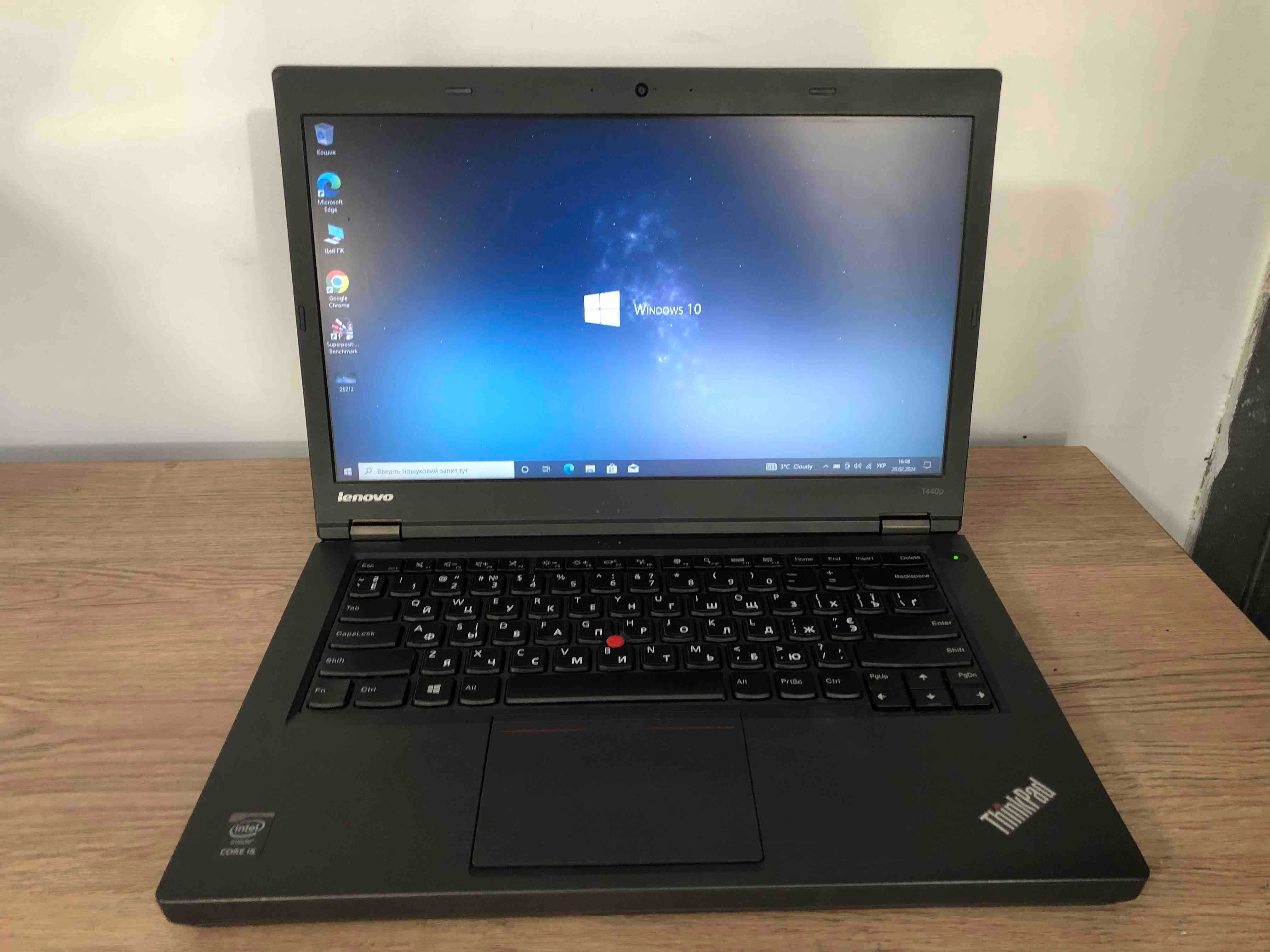 Гарантия! Ноутбук Lenovo Thinkpad T440p / i5-4300m / SSD 256GB