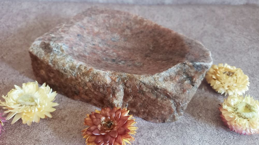 Мыльница. Дикий камень.  Аксесуары в ванную