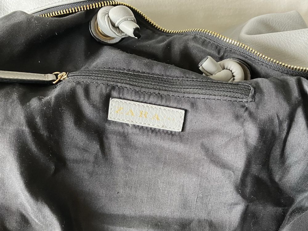 Szara damska torba na ramię, Zara