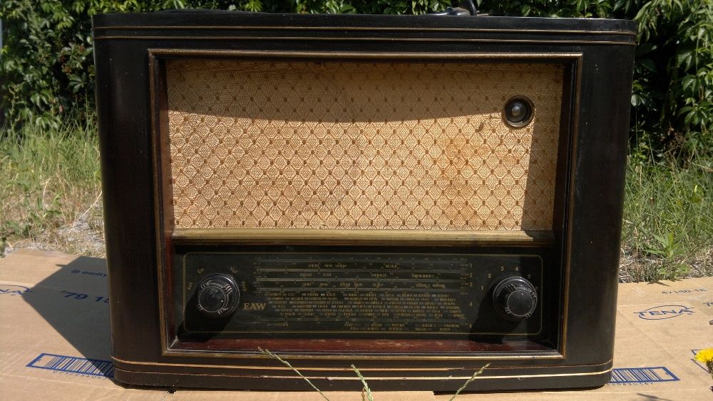 Zabytkowe radio AT-Super 660 Wk3 sprawne grające magiczne oko LOFT PRL