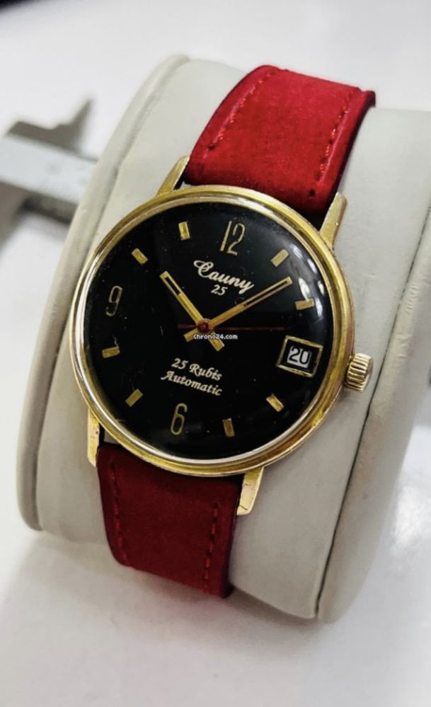 Cauny Automatic 25 Rubis Ouro Anos 70